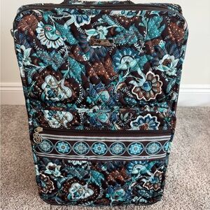 Vera Bradley Java Blue Paisley Suitcase and Garment Bag